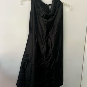 Satin Cowneck Dress!